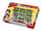 PUZZLE 9w1 - 3x STORY  MYSZKA MIKI