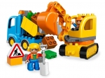 LEGO DUPLO: Truck and Tracked Excavator 10812