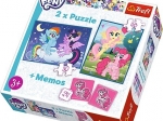 PUZZLE 2W1 + MEMORY MY LITTLE PONY PRZYJAŹŃ, TRF90601