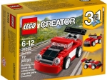 LEGO CREATOR - Czerwona wyścigówka samochód 31055, LEGO, KLOCKI, UKŁADANKA