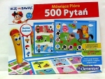 GRA QUIZ MÓWIĄCE PIÓRO 500 PYTAŃ MIX, 60963, Clementoni