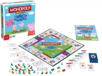 MONOPOLY JUNIOR: ŚWINKA PEPPA, GRA TOWARZYSKA, RODZINA, 27601