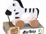 ASIA PASIA DREWNIANA ZEBRA DO CIĄGNIĘCIA TREFL 060636