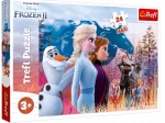 PUZZLE 24 MAXI MAGICZNA WYPRAWA FROZEN II TREFL 14298