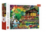 PUZZLE 3000 ELEMENTÓW CHATKA W LESIE TREFL 33074