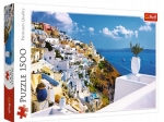 PUZZLE 1500 ELEMENTÓW SANTORINI GRECJA TREFL 26119