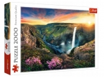 PUZZLE 2000 ELEM Wodospad Haifoss Islandia Trefl 27091