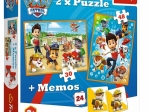 GRA PAMIĘCIOWA 2W1 MEMORY + PUZZLE PSI PATROL TREFL 90790