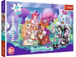 PUZZLE MAXI 24 PONY WESOŁY ŚWIAT ENCHANTIMALS TREFL 014315