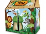 DUŻY ROZKŁADANY NAMIOT ZOO DLA DZIECI 103x93 cm DOMEK MADEJ 36237