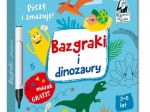 BAZGRAKI I DINOZAURY 3-6 LAT PISANIE ZMAZYWANIE KAPITAN NAUKA 10842