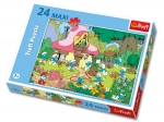 Puzzle maxi 24el. - Smerfy - Pracowite Smerfy